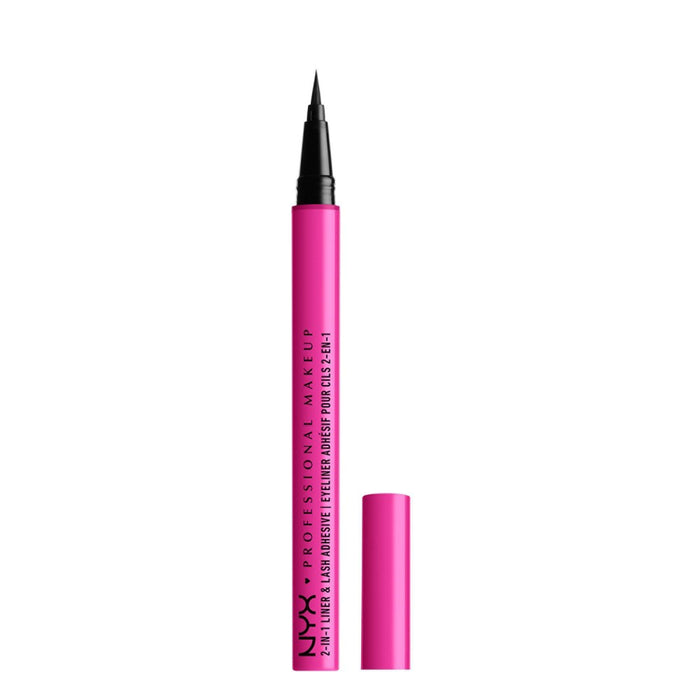 NYX Professional Makeup Jumbo 2-in-1 Eyeliner & Eyelash Adhesive - Baddest Black