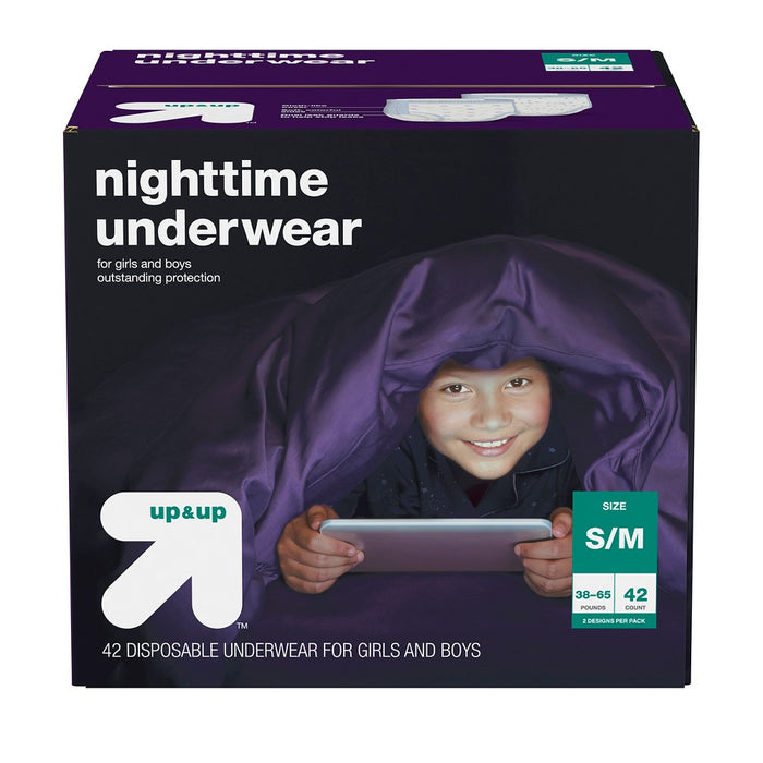 Youth Pant, Giga Pack - S/M (42ct) - Up&Up