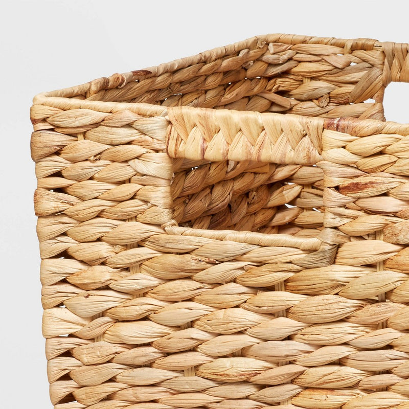Small Woven Water Hyacinth Milk Crate - Brightroom™
