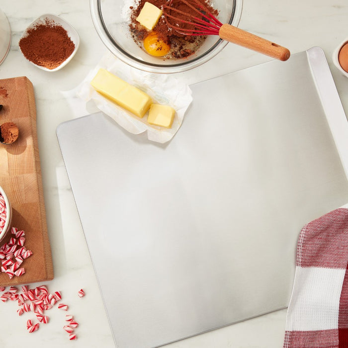 T-Fal 2pc Medium and Large Cookie Sheets Silver