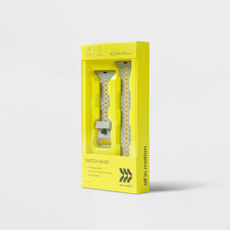 All In Motion™ Apple Watch Silicone Band 42/44 MM - Functional Gray