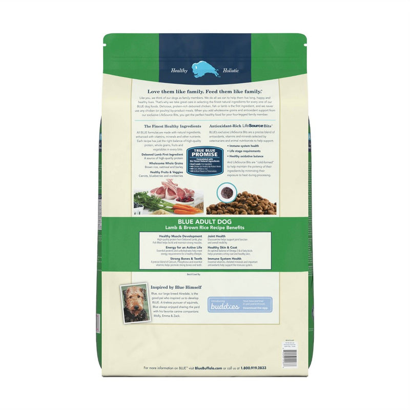 Blue Buffalo Life Protection Lamb & Brown Rice Recipe Adult Dry Dog Food - 24lbs (LOCAL PICKUP ONLY)