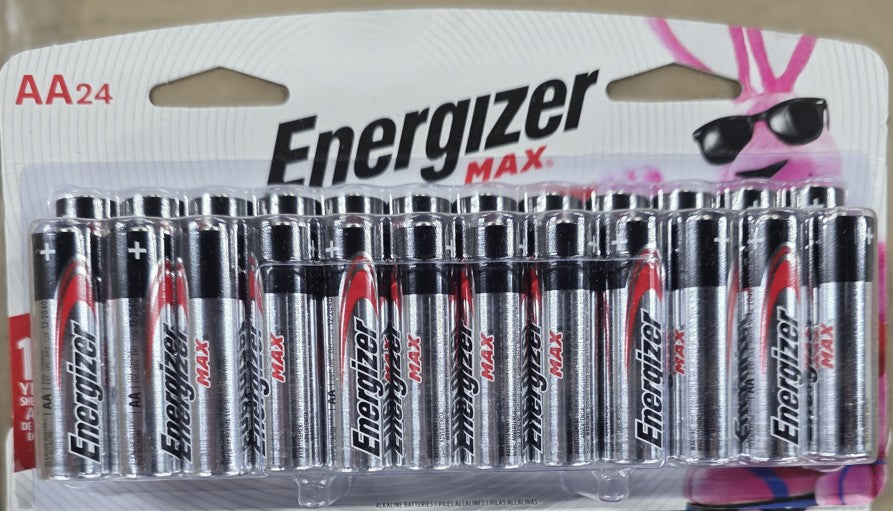 Energizer MAX AA Alkaline Batteries - 24 Pack -EXP 12/2040