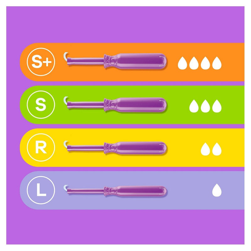 Tampax Radiant Light Absorbency Tampons Plastic Applicator and LeakGuard Braid - Unscented - 28ct