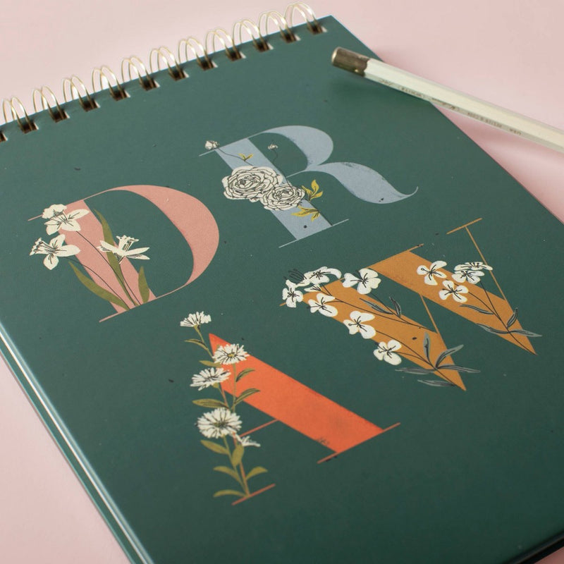 Spiral Sketch Pad Hardcover DM Draw - FRINGE