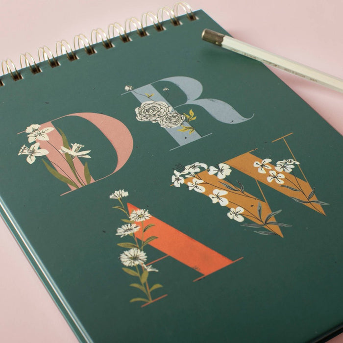 Spiral Sketch Pad Hardcover DM Draw - FRINGE
