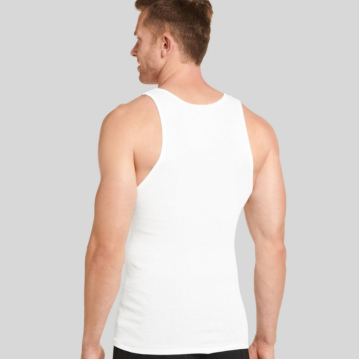 Jockey Generation™ Men's Stay New Cotton Tank 3pk - White L