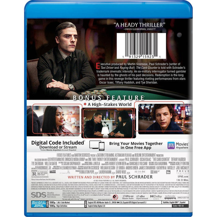 The Card Counter (Blu-ray) *ADD 3 TO YOUR CART & 1 IS FREE!*