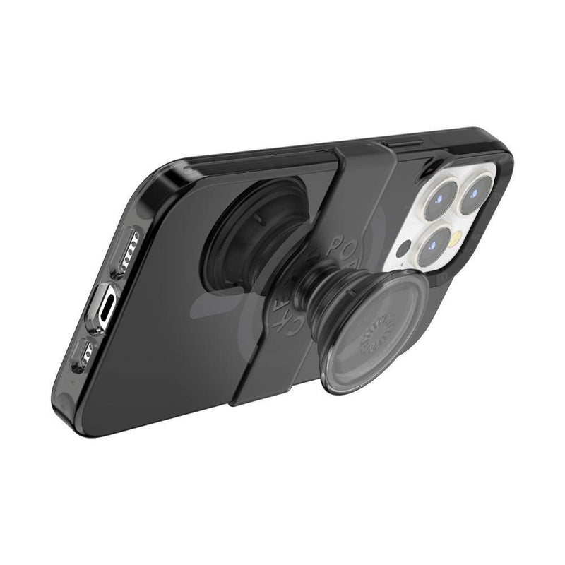 PopSockets PopCase Apple iPhone 13 Pro PopGrip Slide Case with MagSafe  - Black