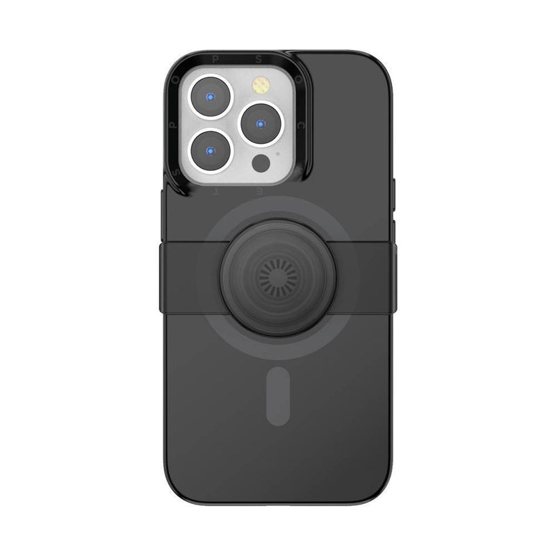 PopSockets PopCase Apple iPhone 13 Pro PopGrip Slide Case with MagSafe  - Black
