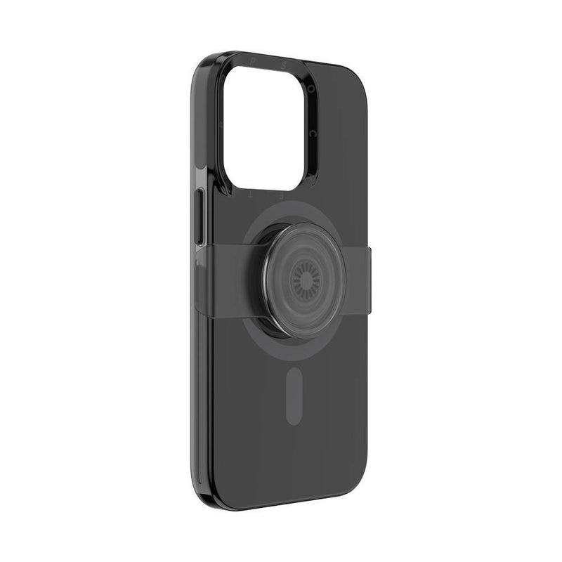 PopSockets PopCase Apple iPhone 13 Pro PopGrip Slide Case with MagSafe  - Black
