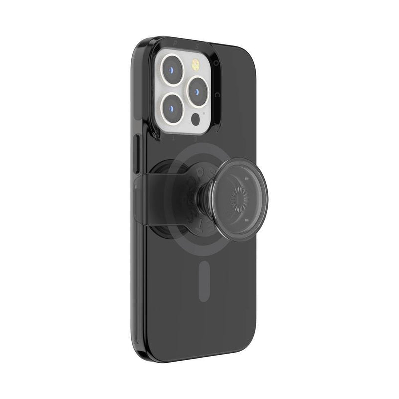 PopSockets PopCase Apple iPhone 13 Pro PopGrip Slide Case with MagSafe  - Black