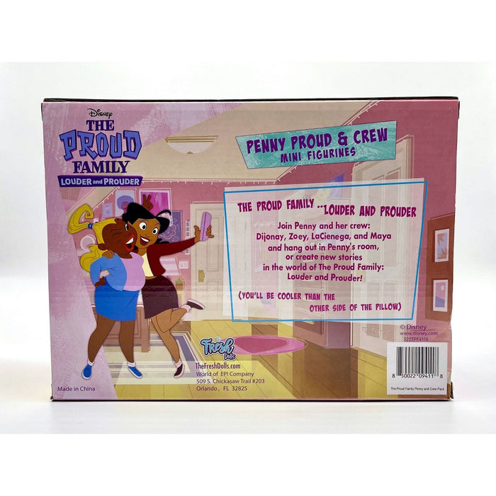The Proud Family Louder and Prouder Penny Proud & Crew Mini Figurines Pack
