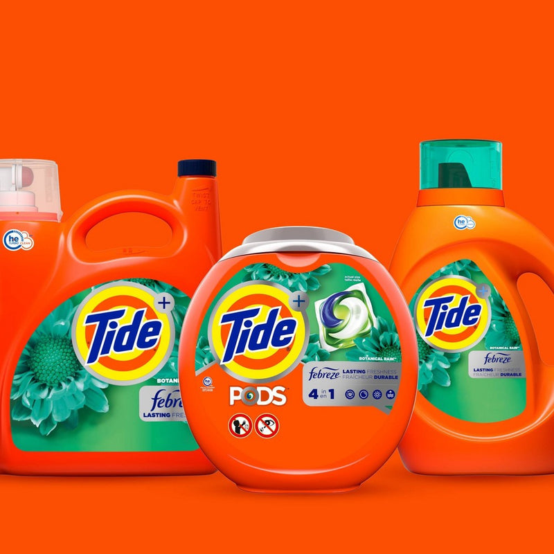 Tide Plus Febreze Freshness Botanical Rain HE Turbo Clean Liquid Laundry Detergent - 92 fl oz6