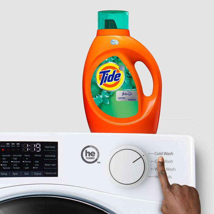 Tide Plus Febreze Freshness Botanical Rain HE Turbo Clean Liquid Laundry Detergent - 92 fl oz6