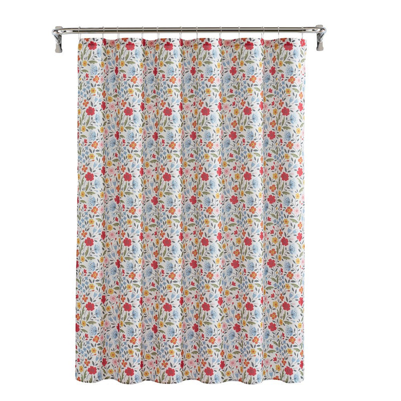 15pc Floral Cottage Shower Curtain Bundle Set Charm Pink - Jade + Oake (LOCAL PICKUP ONLY)