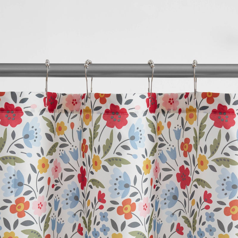 15pc Floral Cottage Shower Curtain Bundle Set Charm Pink - Jade + Oake (LOCAL PICKUP ONLY)