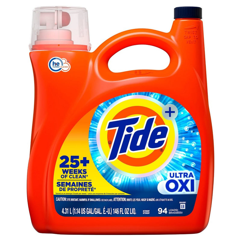 Tide HE Ultra Oxi Liquid Laundry Detergent - 146 fl oz
