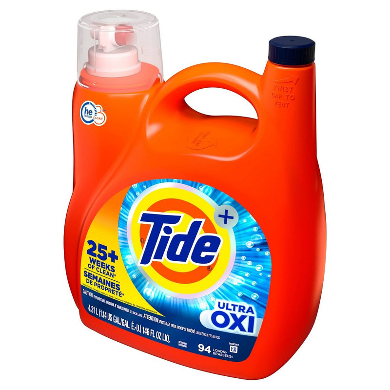 Tide HE Ultra Oxi Liquid Laundry Detergent - 146 fl oz