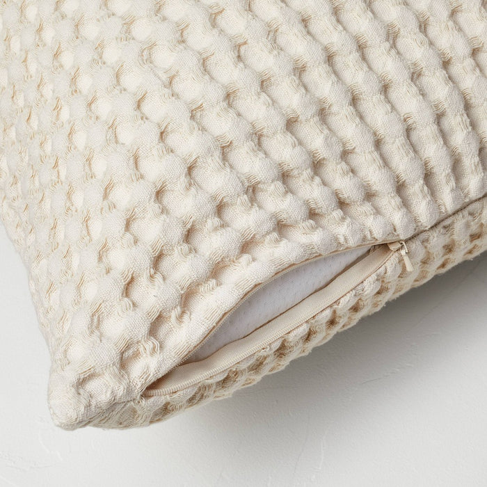 Waffle Body Pillow Cover Natural - Casaluna™