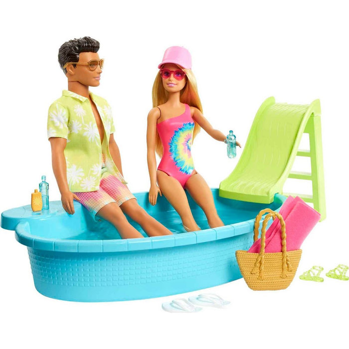 Barbie Blitz Dolls Convertible and Pool Playset