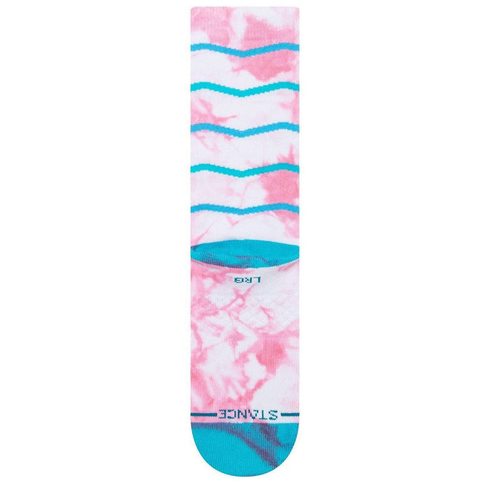 STANCE x WADE Men's Tie-Dye Chevron Crew Casual Socks - L