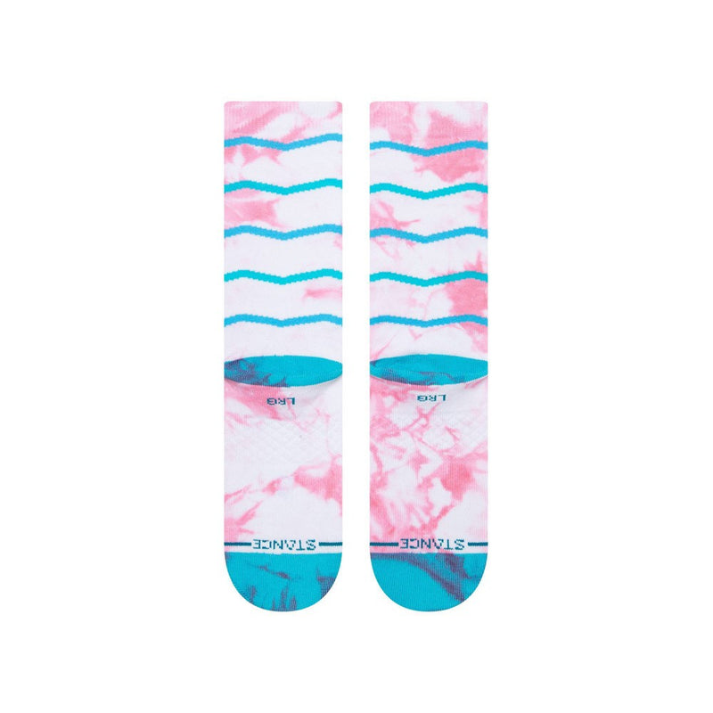 STANCE x WADE Men's Tie-Dye Chevron Crew Casual Socks - L