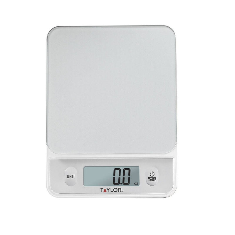 Taylor Digital 11lb Glass Top Food Scale - Silver