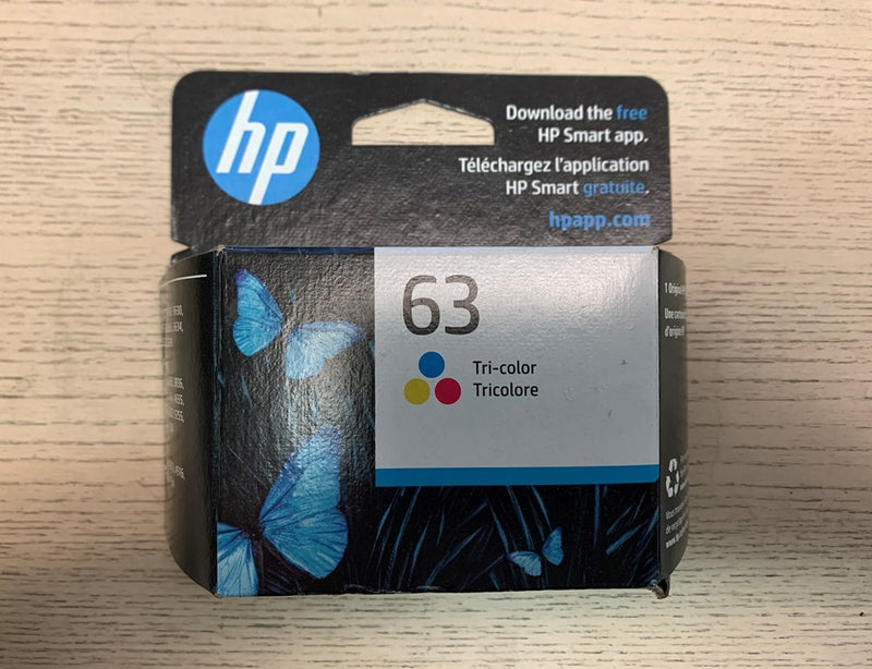 HP 63 Single Ink Cartridge - Tri-color (F6U61AN_140) EXP: 07/2027 *SEALED*