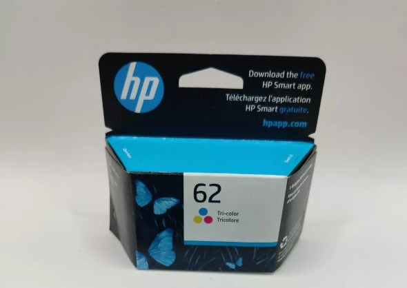 HP 62 Tri-color Ink Cartridge EXP: 08/2026