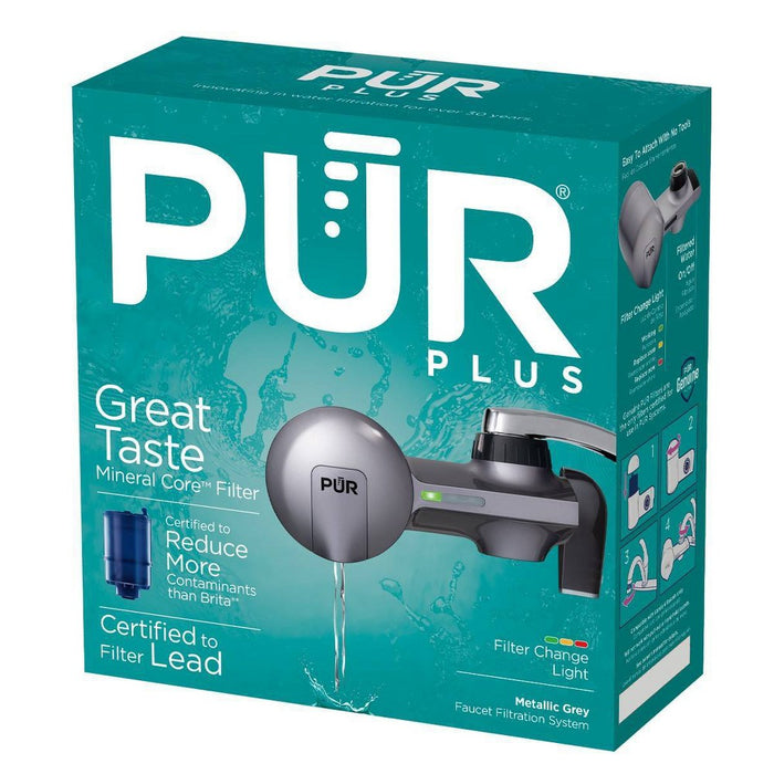 PUR Faucet Filtration System - Metallic Gray