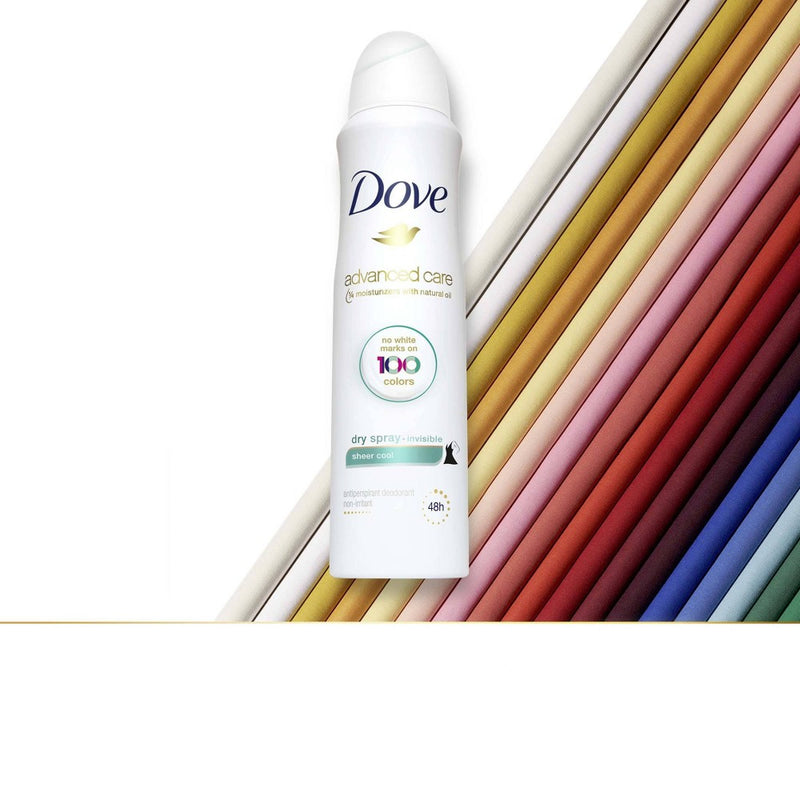 Dove Beauty Sheer Cool 48-Hour Invisible Antiperspirant & Deodorant Dry Spray