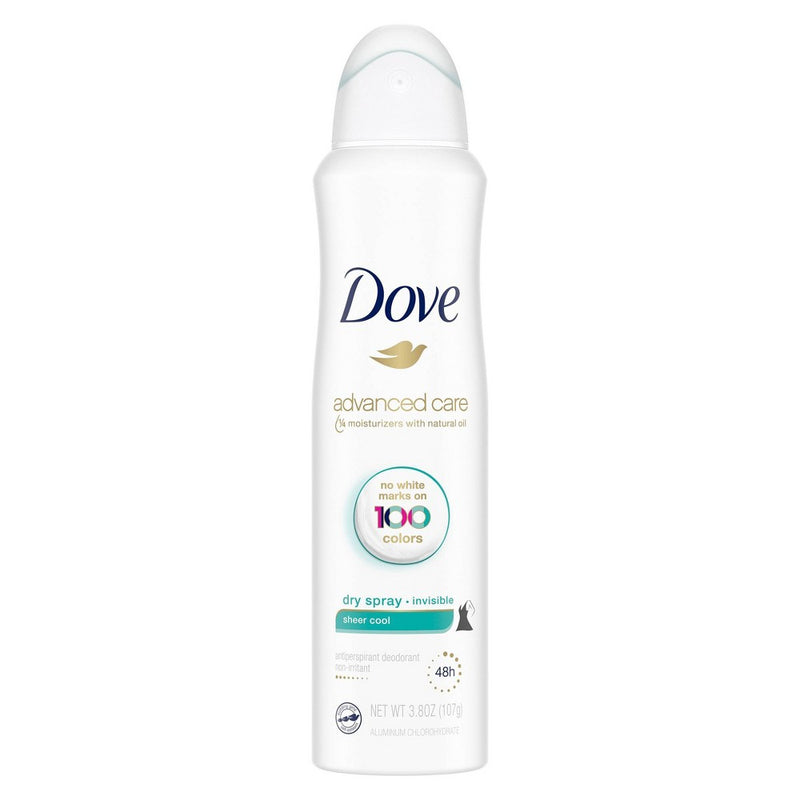Dove Beauty Sheer Cool 48-Hour Invisible Antiperspirant & Deodorant Dry Spray