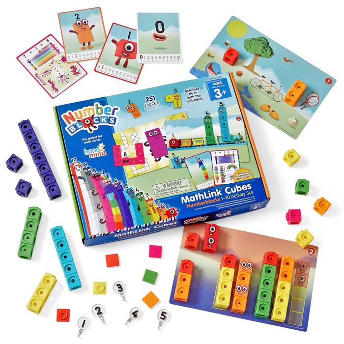 Numberblocks MathLink Cubes 1-10 Activity Set - Hand2Mind *NEW & SEALED*