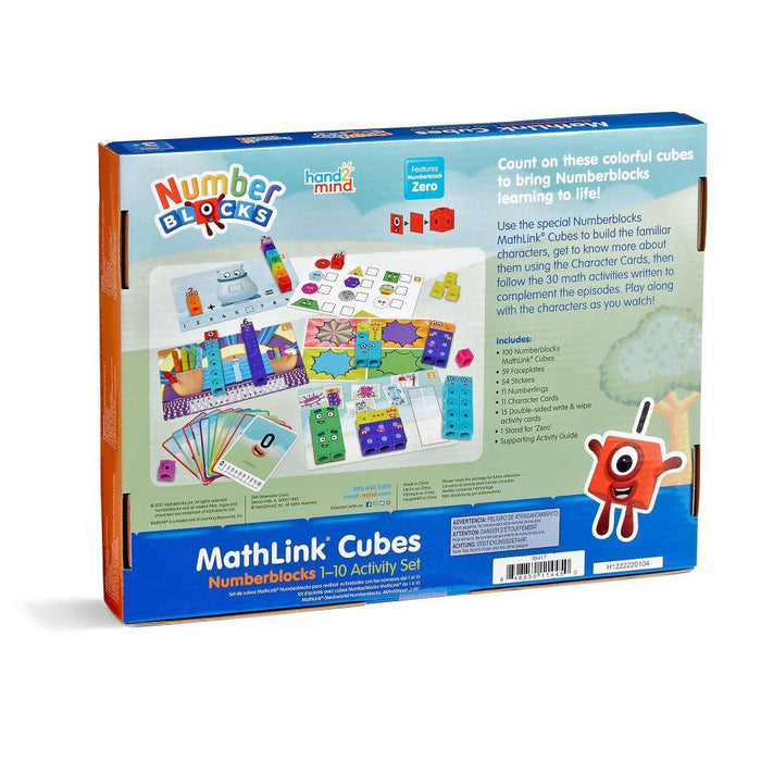 Numberblocks MathLink Cubes 1-10 Activity Set - Hand2Mind *NEW & SEALED*