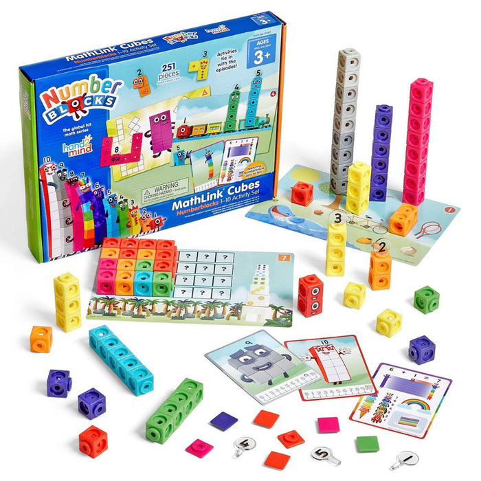 Numberblocks MathLink Cubes 1-10 Activity Set - Hand2Mind *NEW & SEALED*