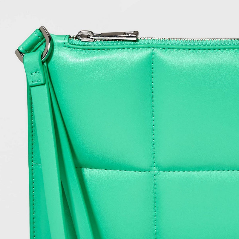 Women's Large Wristlet Pouch - A New Day™ Emerald Green