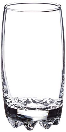Bormioli Rocco Galassia Clear 14 Ounce Long Drink Beverage Glass, Set of 4