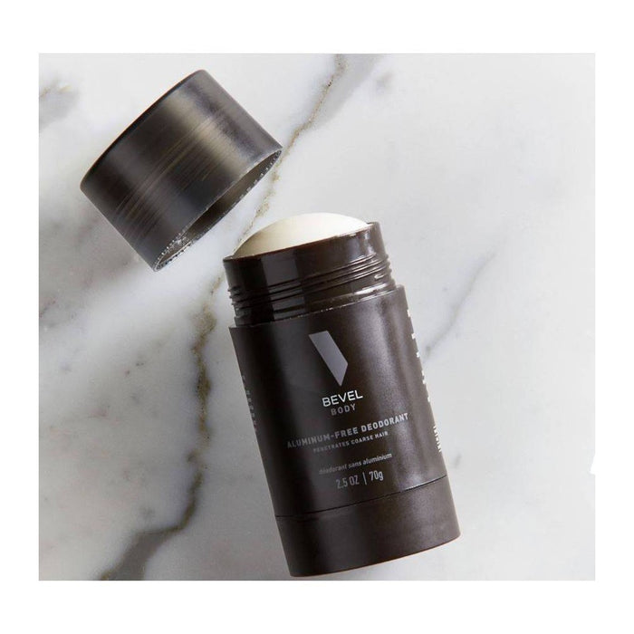 BEVEL Men's Deodorant - Aluminum Free Deodorant, No Streaks, 48+ Hour Protection - 2.5oz