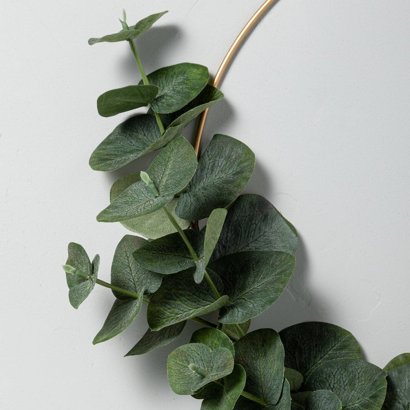 14" Faux Eucalyptus Wire Wreath - Hearth & Hand™ with Magnolia