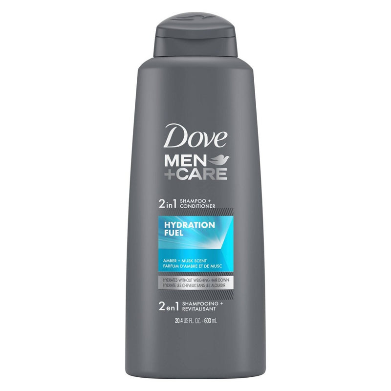 Dove Men+Care 2-in-1 Hydration Fuel Shampoo and Conditioner - 20.4 fl oz