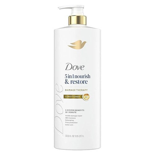 Dove Nourish & Restore 5-In-1 Conditioner, 33.8 Fluid Ounce