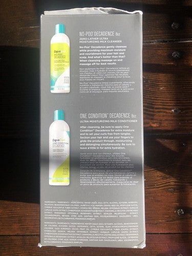 DevaCurl How to Quit Shampoo No Poo Decadence /One condition/Super Cream/Buildup