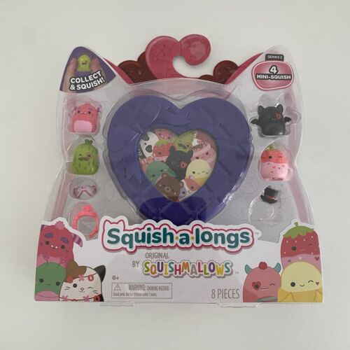 Squish a longs Valentine Style 1 Plush 4pk