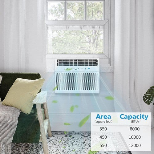 12,000 BTU(8,1000 DOE)Window Air Conditioner 115VCools 550sq.ft.for Bedroom,Livi (LOCAL PICKUP ONLY)