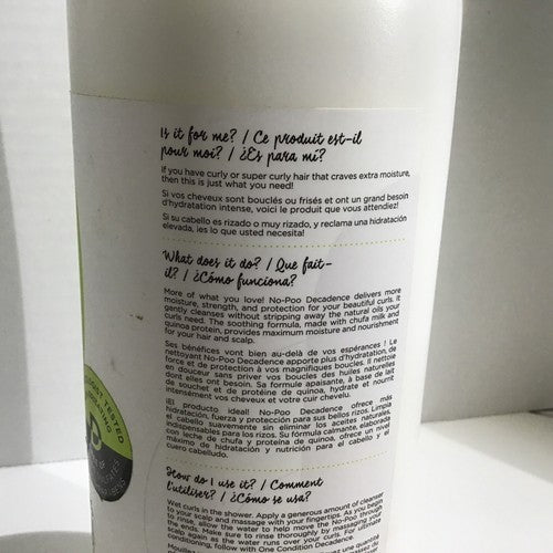 DevaCurl No-Poo Decadence by Deva Curl for Unisex - 32 oz Cleanser