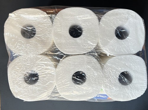 HDX Premium Paper Towel Rolls 6 Pack Giant Rolls White Super Absorbent NEW!