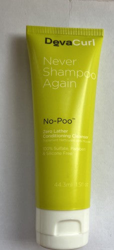 DevaCurl No Poo Original Zero Lather Hair  Conditioning Cleanser 1.5oz Travel Sz