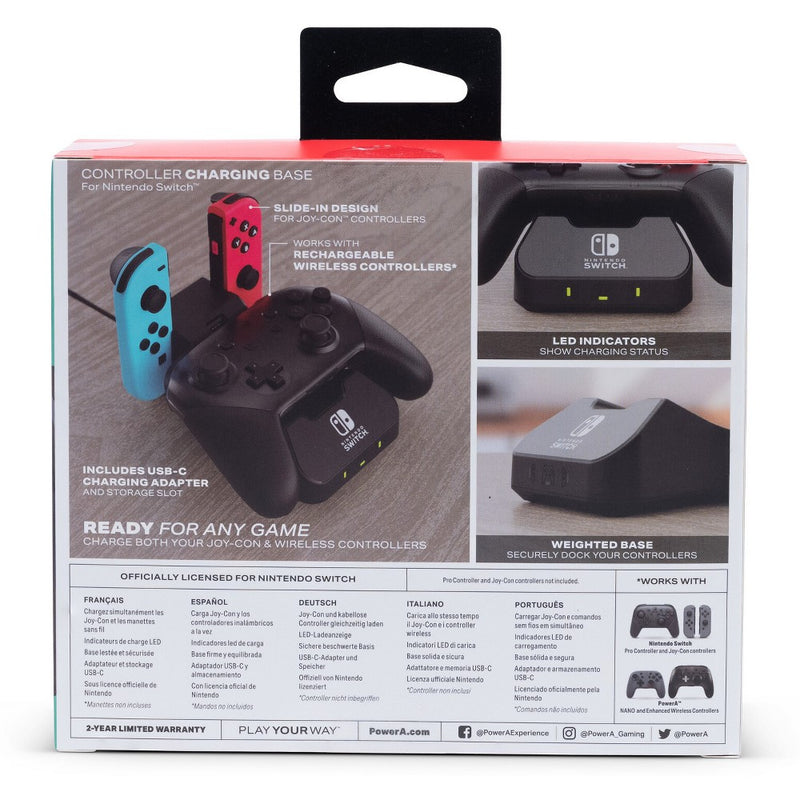 PowerA Controller Charging Base for Nintendo Switch