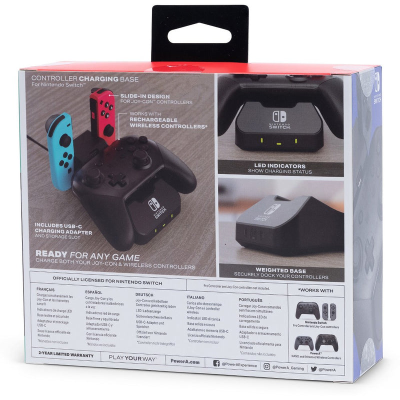PowerA Controller Charging Base for Nintendo Switch